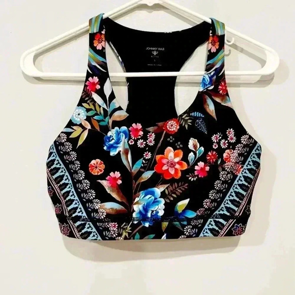 Johnny was active dreamer bee sports bra size X small NEW - Picture 1 of 4